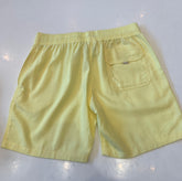 NOVO SHORT LINHO MASC LISO AMARELO CLARO