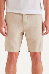 NOVO BERMUDA RSV CASUAL LINHO II KHAKI