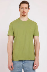 NOVO CAMISETA MAS MC BASICA VERDE MATCHA