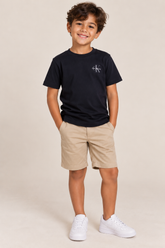 CAMISETA CKJ KIDS MAS MC REISSUE PEITO PRETO