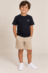 CAMISETA CKJ KIDS MAS MC REISSUE PEITO PRETO