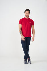 NOVO CAMISETA MASC MC SUPIMA AEROPOSTALE VERMELHO