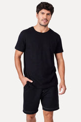 NOVO CAMISETA RSV MAS MC SUPER SLIM CARECA PRETO