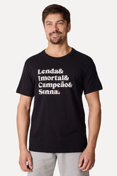 CAMISETA RSV MAS EST LENDA SENNA PRETO