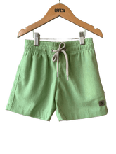 NOVO SHORT LINHO MASC KIDS LISO ABACATE