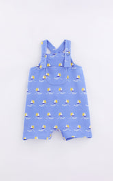 JARDINEIRA MAS BB MOLETOM BARCO SOL AZUL