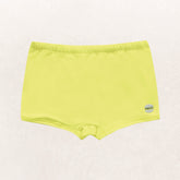 SUNGA BOXER MODA PRAIA LISA AMARELO NEON