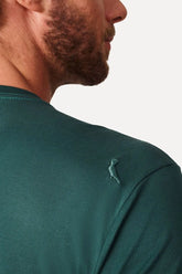CAMISETA RSV MASC MC PIMA CORES VERDE ESCURO