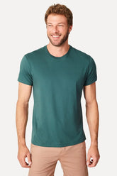 CAMISETA RSV MASC MC PIMA CORES VERDE ESCURO