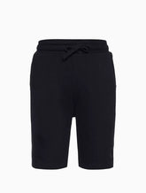 BERMUDA MOLETOM CKJ KIDS MAS CK GEL PRETO