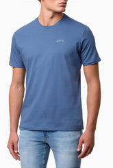 CAMISETA MC CKJ MASC LOGO BASICO PEITO INDIGO