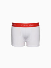 KIT 2 CUECAS CKJ KIDS MASC TRUNK VERMELHO/BRANCO