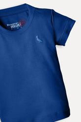 CAMISETA RS MINI BB PIMA MELHOR DO MUNDO AZUL KLEIN