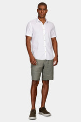 CAMISA MAS MC ARAMIS SLIM LINHO ALGODAO BRANCO