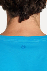 CAMISETA MAS MC SIMPLES TURQUESA