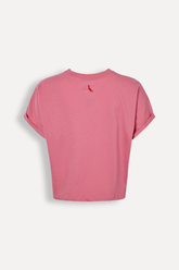 BLUSA RSV MINI FEM ESTAMPADA LOVE ROSA DUST