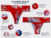 CALCINHA ADULTO COS LARGO ESTAMPADA ESTAMPADO