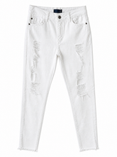 CALCA SARJA FEM AEROPOSTALE BRANCO BRANCO