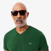 CAMISETA MASC MC GOLA V LACOSTE VERDE 132