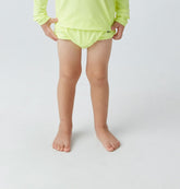 SUNGA BOX MAS KIDS BB UM MAIS UM AMARELO FLUOR