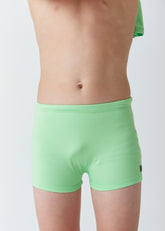 SUNGA BOX MAS KIDS UM MAIS UM VERDE FLUOR