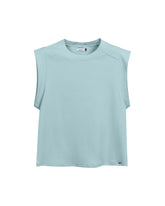 BLUSA FEM SM EM SUEDINE AZUL CLARO