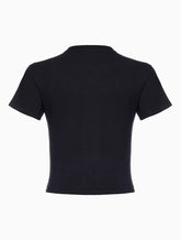 BLUSA CKJ KIDS FEM MC REISSUE PRETO