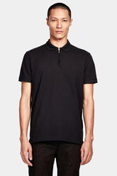 POLO MAS MC PIQUET ZIPER ARAMIS PRETO