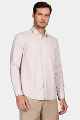 CAMISA MAS ML SLIM EM ALGODAO WILLIS CAQUI