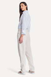 CALCA JEANS FEM MOM WEG SIMPLES OFF WHITE