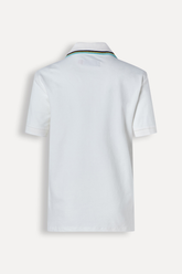 POLO RSV MINI MAS MC PIQUET 3 FRISOS OFF WHITE