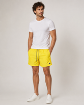 SHORT TACTEL MASC LISO JAIAL AMARELO/MARINHO
