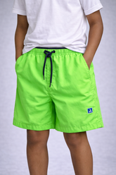 SHORT TACTEL MASC LISO JAIAL VERDE NEON/MARINHO
