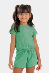 CONJ FEM BL ALWAYS E SHORT MLT DUBLADO VERDE CLARO