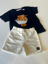 CONJ MAS CAM EST URSO E BERM MLT LINHO MARINHO