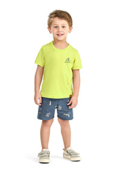 CONJ MAS CAM BARCO E BERM TRICOL ESTAMP VERDE LIMA