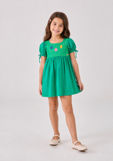 VESTIDO EST FLORESTA MAGICA VERDE