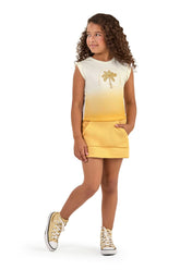 CONJ FEM BL COQ PEROLA E SHORT SAIA MLT OFF WHITE