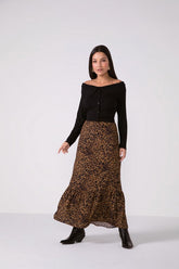 BLUSA FEM ML CANEL VISCOSE DET GOLA PRETO