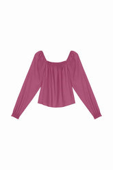 BLUSA FEM ML VISC SARJADO ELAST PUNHO ROSA PINK