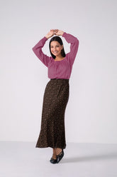 BLUSA FEM ML VISC SARJADO ELAST PUNHO ROSA PINK