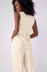 CALCA FEM VISCOSE LIST ELAST COS BEGE