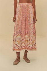 SAIA FEM GODE NO MEU JARDIM OFF WHITE/ROSA