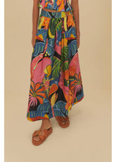 SAIA FEM FANTASIA ESTAMPADO