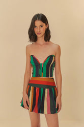 CROPPED LISTRA ONDA DE COR DIVERSAS