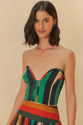 CROPPED LISTRA ONDA DE COR DIVERSAS