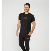 CAMISETA MASC MC PLATINUM AEROPOSTALE PRETO