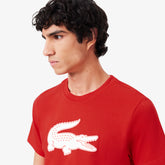 CAMISETA MAS MC LACOSTE VERMELHO