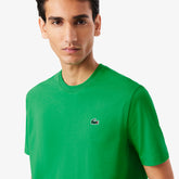 CAMISETA MASC MC LACOSTE VERDE BANDEIRA SIW