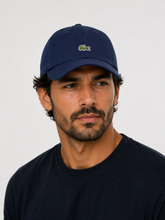 BONE LOGO FRENTE LACOSTE MARINHO